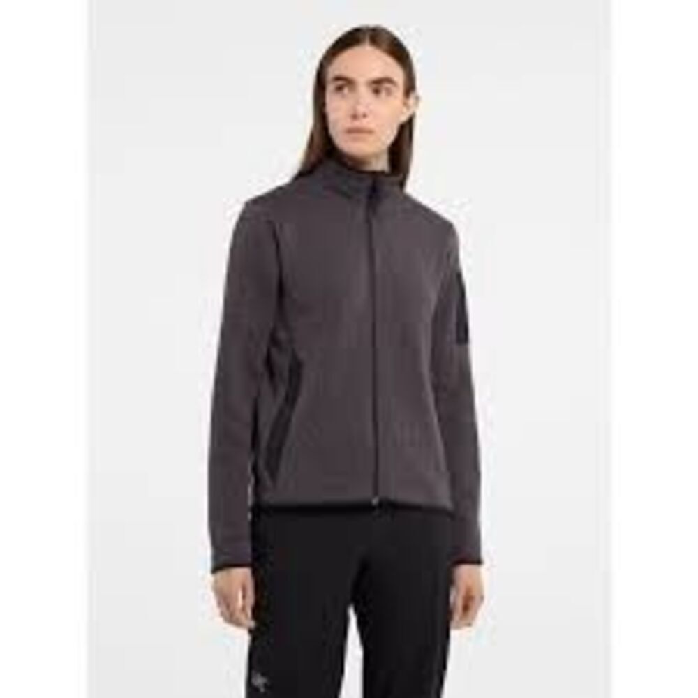 Arc’teryx Womens Covert Fleece Full Zip Jacket Sz XL Gray